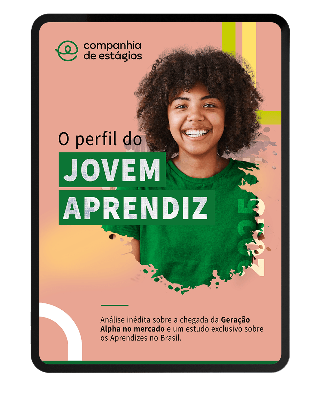 Capa do e-book aberto em um iPad