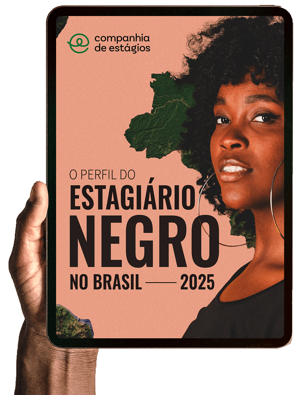 Capa do e-book aberto em um iPad
